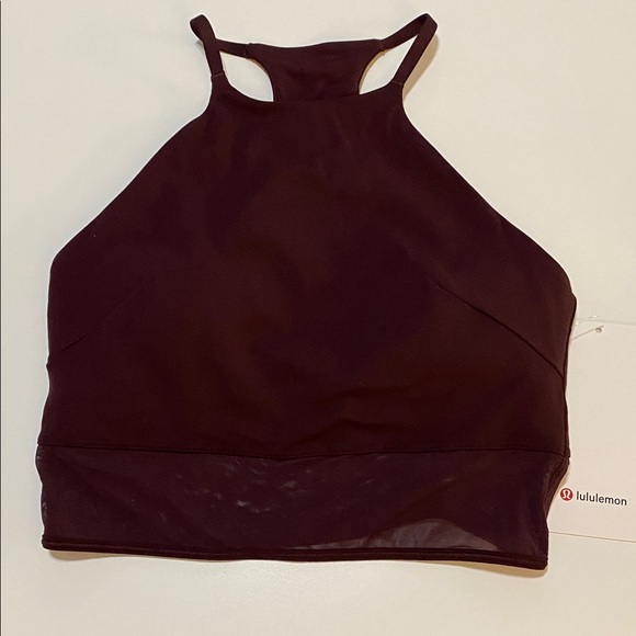 Lululemon Nulu High Neck Mesh Hem Tank - NWT - Picture 1 of 9